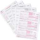 1099 NEC 2025 Tax Forms 3 Part Laser Tax Forms Kit,15 Pack of Federal/State Copy's, 1096's Great for QuickBooks and Accounting Software, 15 Pack