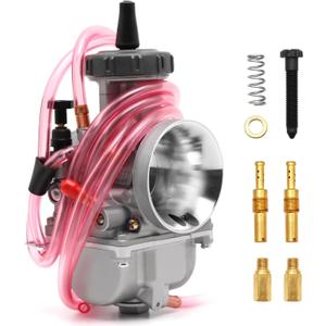 PWK 40mm Carburetor Motorcycle Racing Carb Universal For 400cc to 500cc Pit Dirt Bike Motocross Enduro On/Off Road ATV Quad Scooter (40mm)