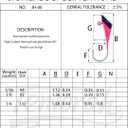 Shad Darts Jig Heads (1/4 OZ 50PCS, Red/Blue)