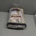 TWODRAPES 90 Inch Linen Pinch Pleated Curtains 2 Panels for Living Room Bedroom Memory Training Shaped Semi Sheer Beige Light Tan Pinch Pleat Drapes Hooks Rings Light Filtering Window Curtain 40x90