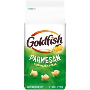 Goldfish Parmesan Cheese Crackers, 6.6 Oz Bag 6.6 Ounce (Pack of 1)