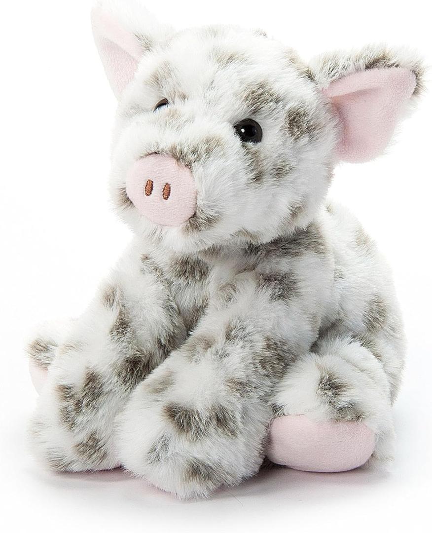 The Petting Zoo Spotted Pig Stuffed Animal Plushie, Gifts for Kids, Wild Onez Barnyard Animals, Pig Plush Toy 12 inches