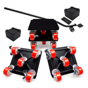 1200 lb Capacity  Heavy Duty Furniture Movers with Wheels and Moving Dolly, Includes Furniture Lifter Jacks Tool Set, Gliders, Sliders, 5 Rollers Casters Cart. Easily Move Furniture, Piano, Equipment