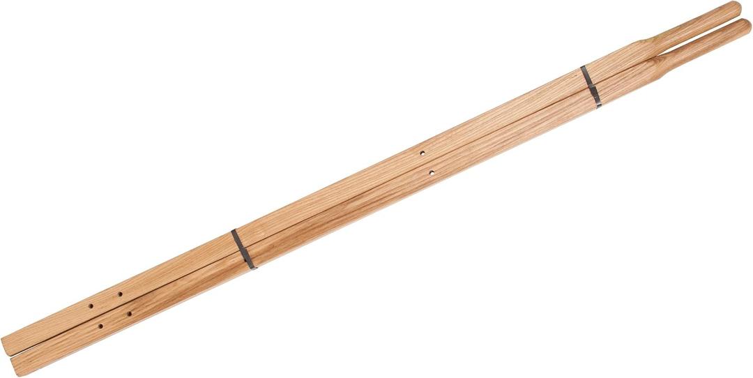 True Temper 00221400 00221400A Wood Wheelbarrow Replacement Handles, 60-Inch, Brown