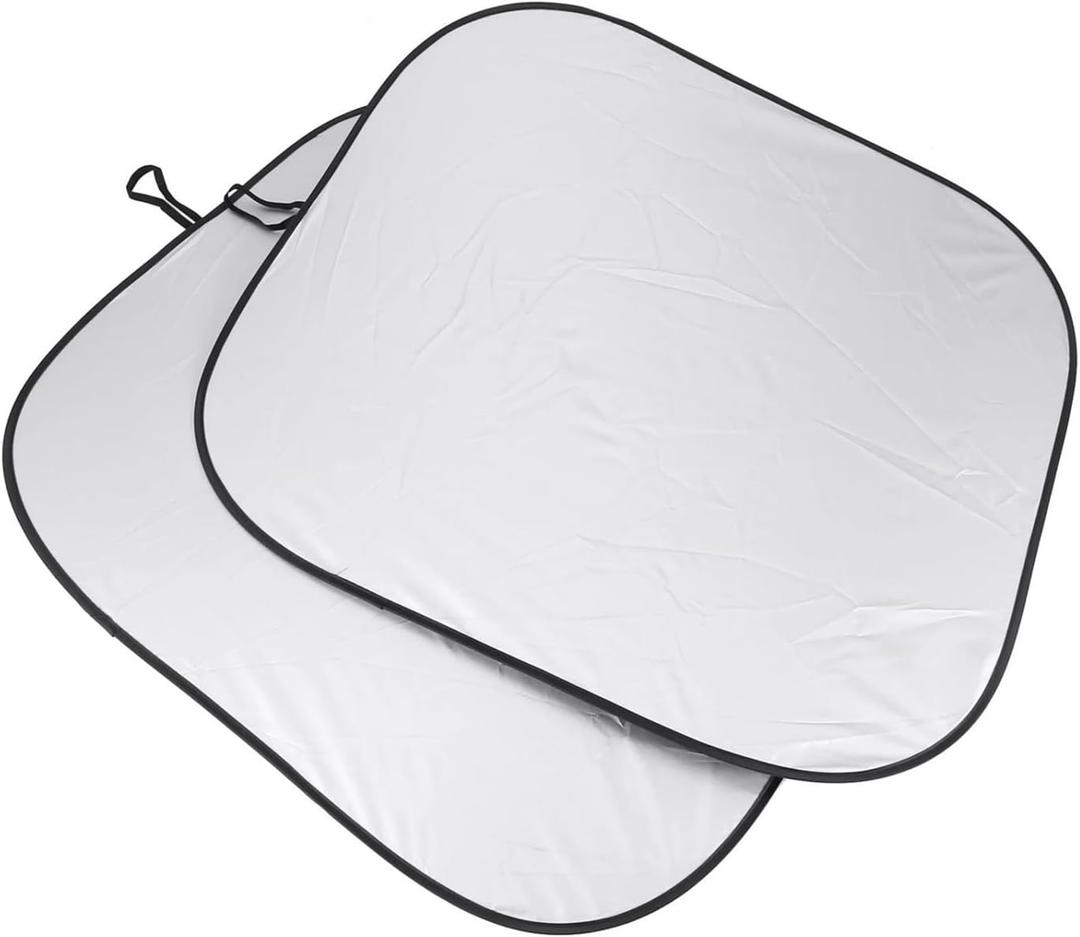 Car Windshield Sunshade Windshield Sun Shade 2 Piece Foldable Car Front Window Sunshade Auto Sun Blocker Visor Protector Blocks Max Uv Rays