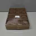 12 Pcs Velvet Christmas Balls Flocked Christmas Tree Hanging Ornaments Shatterproof Plastic Hanging Balls Decorations for Xmas Tree Party Home Holiday Decor (Brown, 3.15 inch)