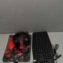 Redragon S101-3 Wired RGB Backlit Gaming Keyboard and Mouse Combo, Programmable Keyboard and Mouse (800-7200DPI), Gaming Headset Mouse Pad Combo All in 1 PC Gamer Bundle for Windows PCBlack)