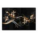 fzxwyishu Tempered Glass Backsplash for Kitchen, Magnolia flowers
30"Lx14"W,Easy to clean,behind stove backsplash,High-temperature resistant, Kitchen Wall Decoration