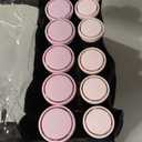 Remington Compact Ceramic Dual Voltage Hot Rollers for Long and Short Hair, Hair Setters, Hair Curlers, 1-1 " Purple/Black, 10 Piece Set