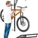 Vanesa Hydraulic Bike Ceiling Mount for Garage - Heavy Duty Pull Down Bike Hanger, Folding Overhead Bike Storage Hoist Holds Up to 66 lbs, Space Saving Bicycle Mount for Garage/Indoor