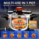 pressure cooker stainless steel 10.57 quart, pressure cooker, stainless steel Pressure Cooker 10+ quart, Compatible with Induction and Gas Stovetops, Pressure cookers for making panela