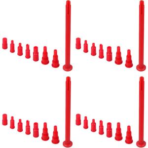 Semlos Butane Refill Adapter, 4 Adapter Tips, Compatible Lighters & Torches, Torch Kit Set for All Nozzle's Butane Bottle, Red Semlos Butane Refill Adapter, 4 Adapter Tips, Compatible Lighters & Torches, Torch Kit Set for All Nozzle's Butane Bottle, Red