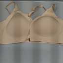 Racerback Bras with Metal Magnetic Front Closure - Wireless for Women No Underwire Seamless Supportive Bralettes (Teal, M)