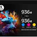 936 936e 936XL Ink Cartridges Office Jet Pro 9125e 9120 9135e Replacement for HP 936 936e High Yield Ink Cartridges Compatible for HP936 Office Jet Pro 9125 9120e 9135 9110b, Wide Format 9730e Printer