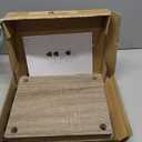 Furinno JUST Side Table, 3-Tier End Table, Open Shelves Night Stand, Bedside Table, Toolless Assembly, for Living Room, Bedroom, Bathroom, French Oak