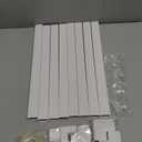 Yecaye 125in Cord Hider, Large Cord Covers for Wires on Wall, Cable Management Kit for Mount TVs, Wire Hider Cable Concealer for Home Office, W1.18in H0.6in, White