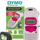 DYMO LetraTag LT-100H Handheld Aesthetic Label Maker, ABC Keyboard Label Printer with Easy-to-Use, 13 Character LCD Screen, Great for Home & Office Organization, Pink