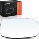 A-Premium Right Passenger Side Heated Mirror Glass with Backing Plate - Compatible with Honda CR-V CRV 2012-2022, HR-V HRV 2016-2022 - Exterior Side View Convex Mirror