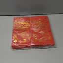 Whaline Merry Christmas Guest Paper Napkin Red Gold Foil 3 Ply Disposable Napkin Xmas Tree Dinner Hand Napkin Towel for Winter Party Supplies Table Decor, 80Pcs