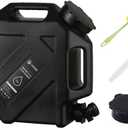 Camping Water Jug, Camping Water Container BPA Free Water Storage with Spigot, 2.6 Gallon Portable Emergency Water Tank Thickened Barrel Wall for Camp Outdoor Hiking Car