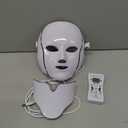 Red-Light-Therapy-for-Face, Led Face Mask Light Therapy, 7-1 Colors LED Facial Skin Care Mask (White)