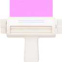 Mini Paper Crimper 6.7 Inch, for Crafting Paper, Creasing Tool for Scrapbooking, Wrapping, Bag Sealing