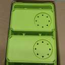 2 Sets Poolside Storage Basket for Above Ground Pool Accessories, Universal Fit Pool Storage with Cup Holders Large Capacity, Durable Pool Organizers for Towels Green