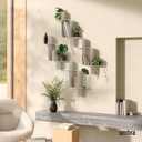 Umbra Montage Floating Wall Shelf, Metal, Set of 2, White