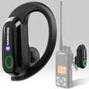 SAMCOM X7 Bluetooth Earhub Earpiece for Walkie Talkies and Phone, 2 Pin K Head Dongle Wireless Headset with Mic for FPCN10A/FPCN30A/FPCN20A Two Way Radios, 8 Work Hours (Radios Not Included)