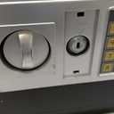 Safety Box, 1.0 Cu Ft Stack on Safe, Cash Safe with Key and Digital Keypad, Safes for Home Use Fire and Water Proof, Security Box with Removable Shelf, Safes for Hotel, Dorm and Business (Black)