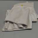 DN DECONATION Christmas Pillow Covers, Cream White Gold Xmas Tree Pillow Cases 18x18 Set of 2 - Embroidered Flannel Throw Pillow Covers for Couch Office Bedroom Christmas Winter Home Decor