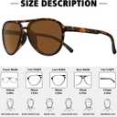 STORYCOAST Polarized Aviator Sunglasses for Men Women Classic Retro Aviators Sports Driving Running Sun Glasses