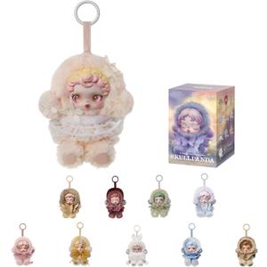 POP MART SKULLPANDA Limpressionnisme Series Plush Doll Blind Box Figures, Random Design Action Figures Collectible Toys Home Decorations, Holiday Birthday Gifts for Girls and Boys, Single Box