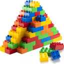 PREXTEX 150-Piece Building Blocks Set for Kids - 5-Color Building Bricks for Toddler Development, Creativity, and Motor Skills - Toys for Boys and Girls - Compatible with Major Brands