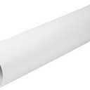 5" Inch Round Straight Plastic Ventilation Duct - 39" Inch Long Rigid Ducting Vent - Replacement Pipe Extension Fresh Air Circulation - Through-Wall Vent Duct Straight Plastic Pipe for HVAC Ducting