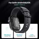 Smart Watches for Men Women, 1000mAh Battery Life Smart Watch for Android and iPhone Compatible, Fitness Tracker with Heart Rate/Sleep Monitor, 100+ Sports Modes, IP68 Waterproof