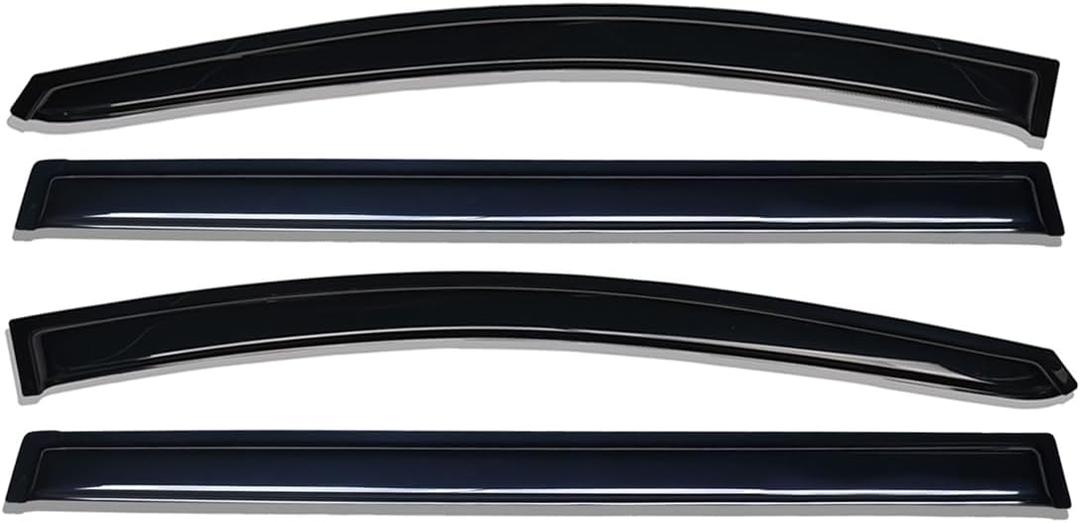 Lightronic Extra Durable Outside-Mount Auto Vent Window Visor, Fits 2011-2017 Honda Odyssey, UV Protection Rain Guard, Original Wind Deflector, No-Drill Easy Install, Dark Smoke, 4-Pcs Lightronic Extra Durable Outside-Mount Auto Vent Window Visor, Fits 2011-2017 Honda Odyssey, UV Protection Rain Guard, Original Wind Deflector, No-Drill Easy Install, Dark Smoke, 4-Pcs