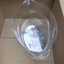 OGGI Acrylic Oval Party Tub - Clear Beverage Cooler w/Handles, Wine Cooler, Beer Chiller, Ideal Party Tubs for Drinks, Use Ice Tub for Indoor or Outdoor Bars, 18.5" x 11"