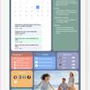 21.5-Inch Smart Digital Calendar & Photo Frame for Family, Large Wall Planner with Auto-Sync to Apple, Google & Outlook, Touchscreen Display with Chore Chart, To-Do Lists & Meal Planner, No Subscription, White Frame