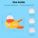 Dog Treat Dispenser Toy, Cat Puzzle Feeder, Interactive Durable Yellow Duck-Shaped Puzzle Feeder for Dog Cat Treat Toy (Duck)