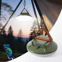 CREATE BRIGHT Camping Lights, Tent Lights for Camping, Rechargeable LED Camping Lantern with 4 Light Modes & Tripod Mount , Waterproof Tent Light for Emergency, Outdoor, Photography, Repair, Hurricane