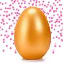 VioraWhite Easter Baby Gender Reveal Egg 6 Inches Boy or Girl Spring Gender Reveal Ideas Surprise Egg with Confetti Pregnancy Announcement Gift Baby Shower Gender Reveal Party Supplies(Pink)
