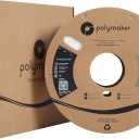 Polymaker PolySmooth PVB Filament 1.75mm 0.75kg White - Print Like PLA Filament, Easy Smoothable Post Process with IPA Alcohol, Work with Polysher