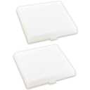 2-Pack AP5609551 8 x 7 Light Cover Compatible with Nutone, Broan, Kenmore (S97011813) Bathroom Vent Fan Light Made From Heavy Duty Plastic(Upgraded Version)