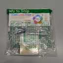 MUZMDNI Mini Watercolor Paint Set Portable, Travel Grid Paint Palette Box with Binder Clips Include Paint, Brush*3 and Picture Album Art Materials Coloring Markers for Travel, Creative Drawing Kit for Beginners and Art Enthusiasts(Brown Wood-S)