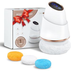 UOTT Body Sculpting Machine, Cellulite Massager Cordless with LCD Display, 9 Levels Adjustable Body Sculpting Massager with 3 Massage Pads for Belly Waist Butt Arms Legs Stomach Fat