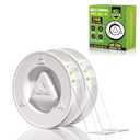 Double Sided Tape Heavy Duty, 2 PCS Extra Large 160 Inch Nano Tape, Transparent Strong Double Sided Adhesive Mounting Tape, Clear Picture Hanging Strips for Wall, Poster, Carpet, Craft