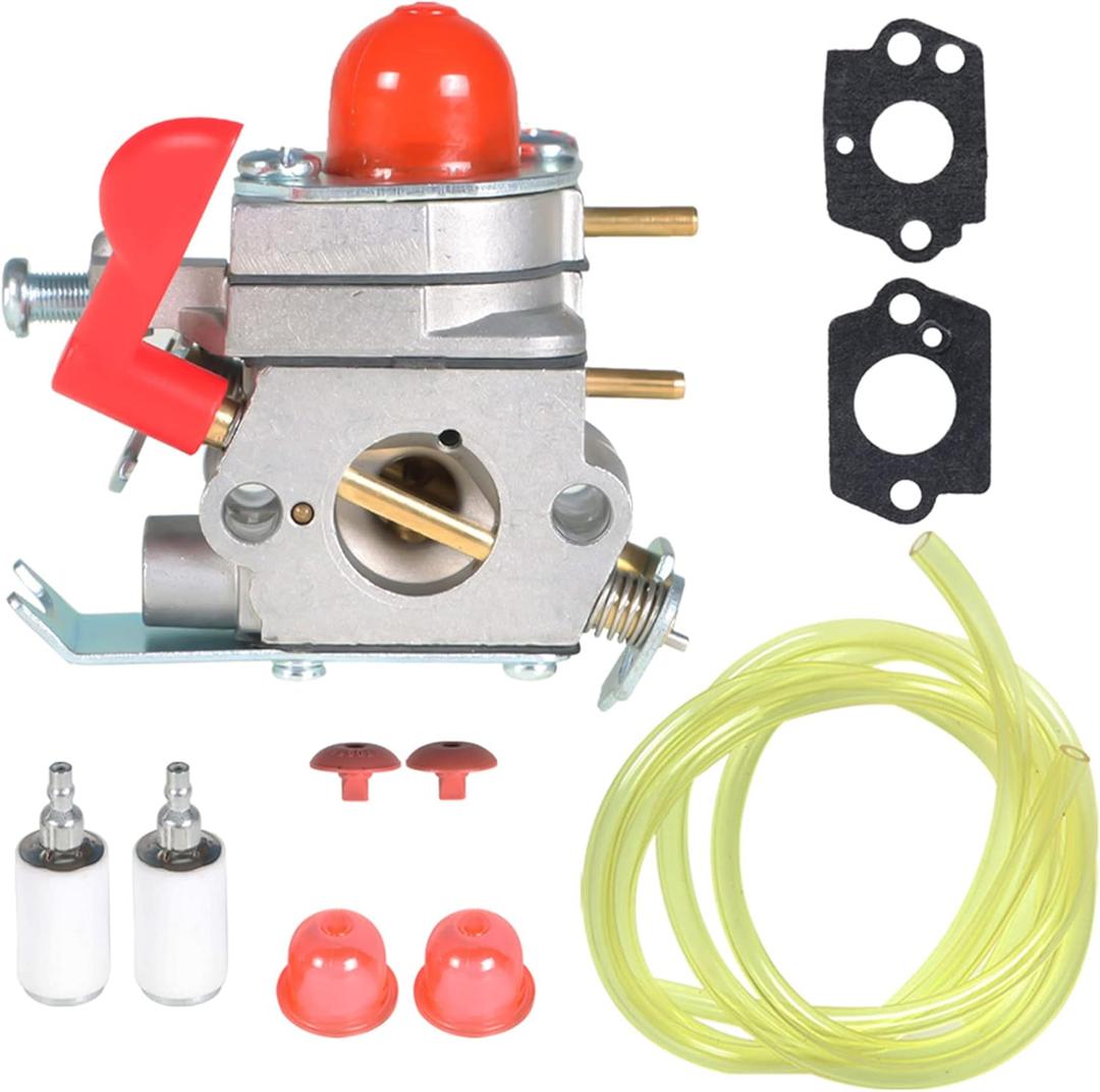 Carburetor Kit 530071811 Replacement for Poulan Pro PP025 PP125 P4500 P4500F PP258TP PP25E C1U-W19 358.791530 25cc