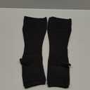 Truform 20-30 mmHg Compression Stockings for Men and Women, Knee High Length, Open Toe, Black, Small (Small (1 Pair))