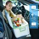 Megiu 12 Volt Refrigerator Portable Car Freezer 13.5 Quart (12.8 Liter) Compressor Cooler 12V/24V DC 110240 Volt AC for Truck Van RV Camper SUV Boat Travel Camping Road Trips Tailgating -18~+15